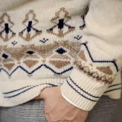Gilet Jacquard laine Pierre Clarence