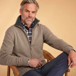 Gilet lambswool zippé