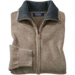 Gilet lambswool zippé