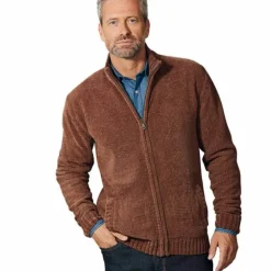 Gilet maille velours