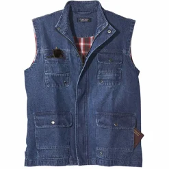 Gilet reporter denim