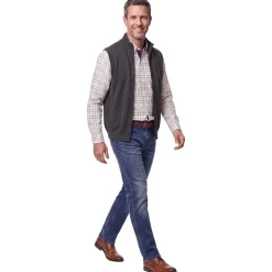Gilet zippé mérinos