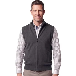 Gilet zippé mérinos