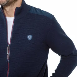 Gilet zippé Navy-Club