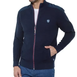 Gilet zippé Navy-Club