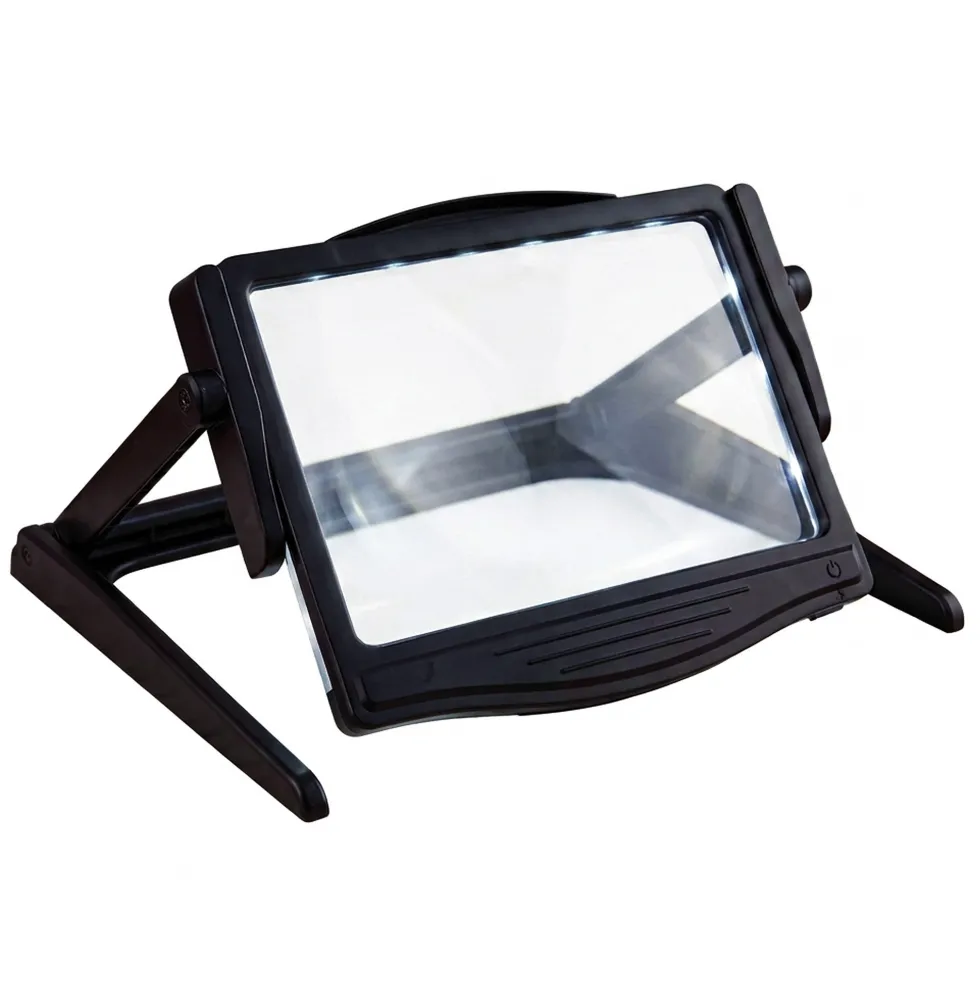 Grande loupe lumineuse