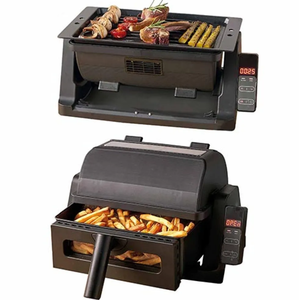 Gril-friteuse 2 en 1