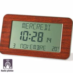 Horloge-calendrier radio-pilotée