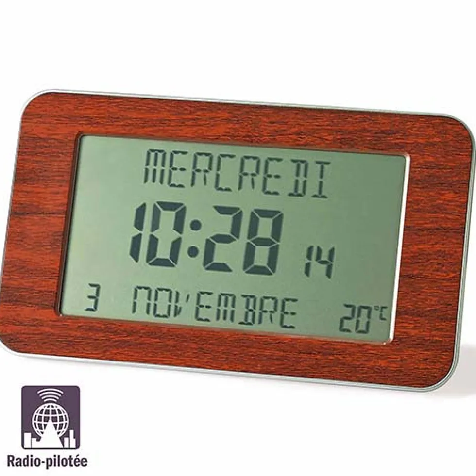 Horloge-calendrier radio-pilotée