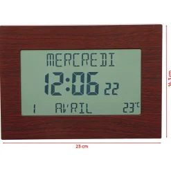 Horloge-calendrier radiopilotée