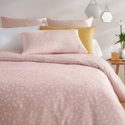 Housse de couette Diamant rose BlanClarence®