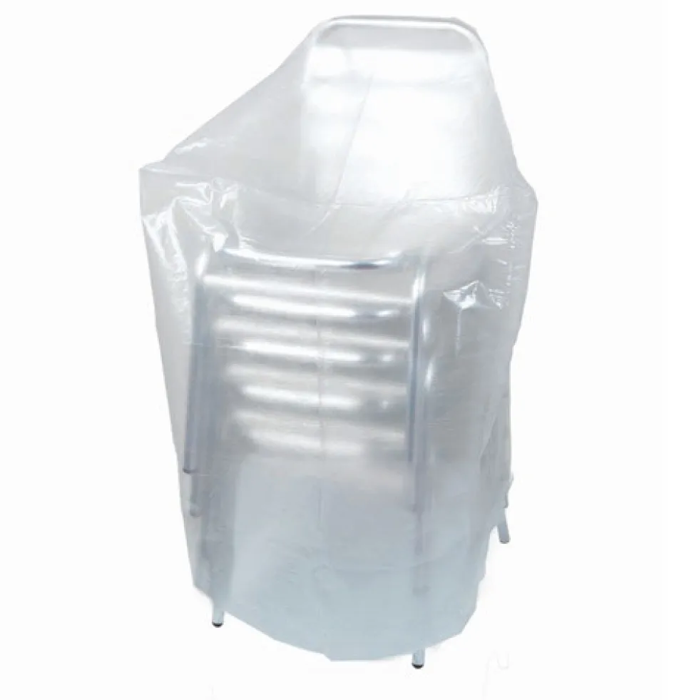 Housse de protection pour 4 fauteuils empilés
