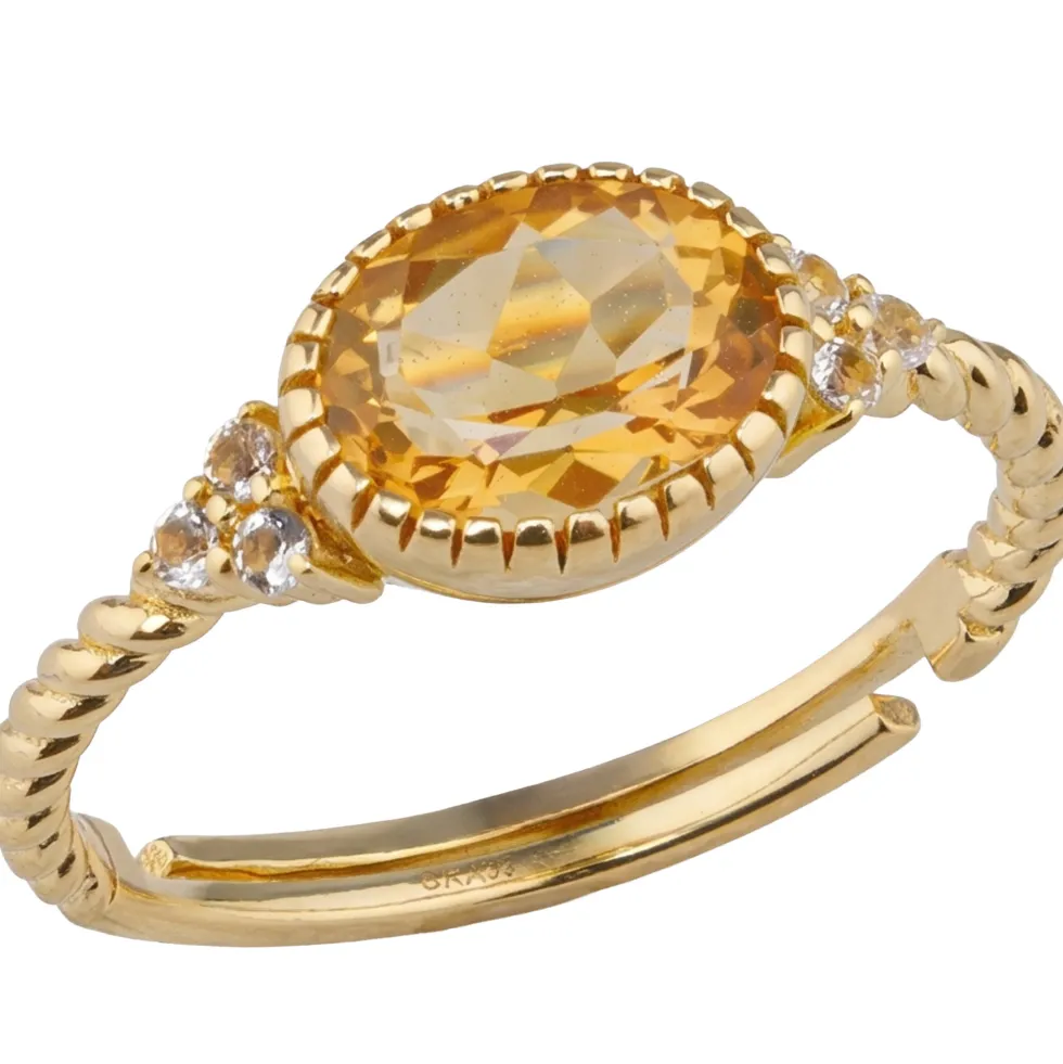La bague soleil d’or