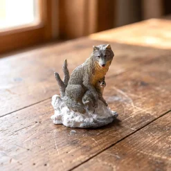 La figurine louve et son petit