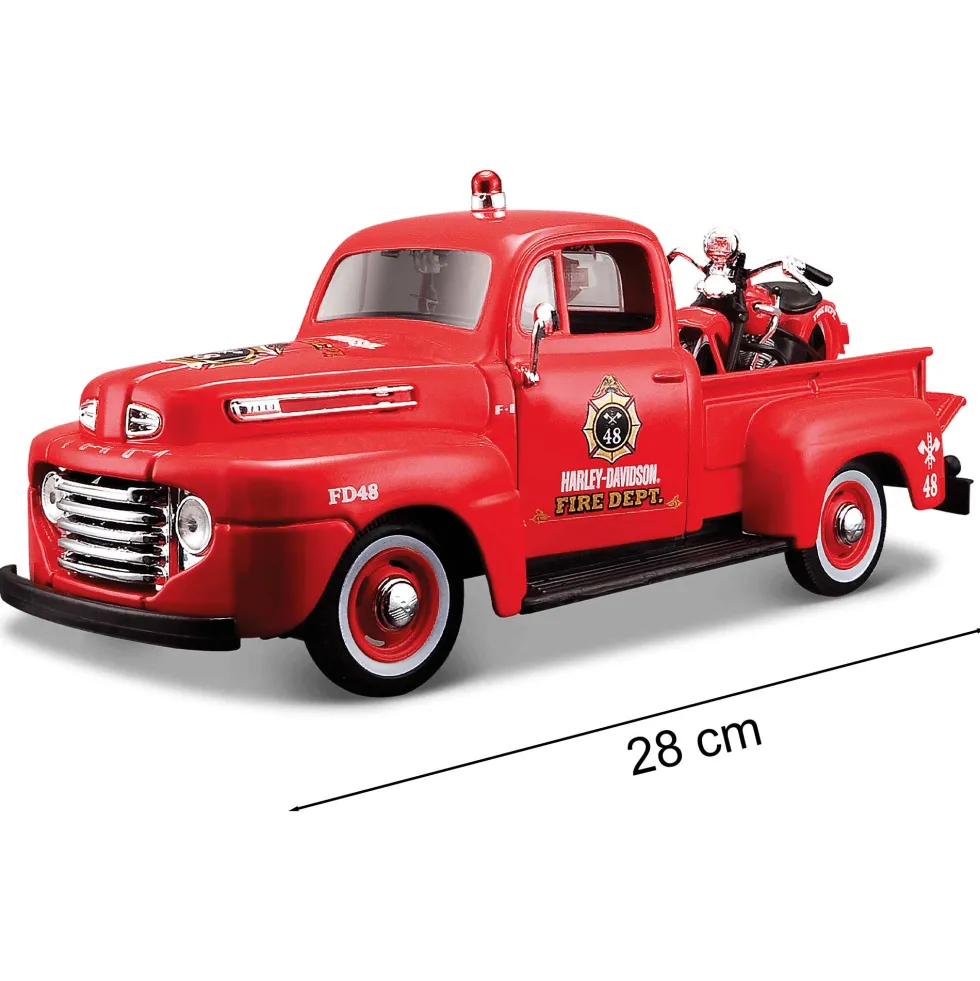 La Ford F1 Pickup de 1948 et sa moto