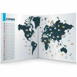 L’album collector et ses 50 monnaies du monde entier
