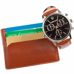 La montre + le porte-cartes Harryland