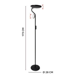 Lampadaire-liseuse