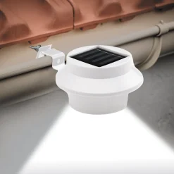 Lampes solaires pour gouttière - les 3