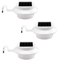 Lampes solaires pour gouttière - les 3