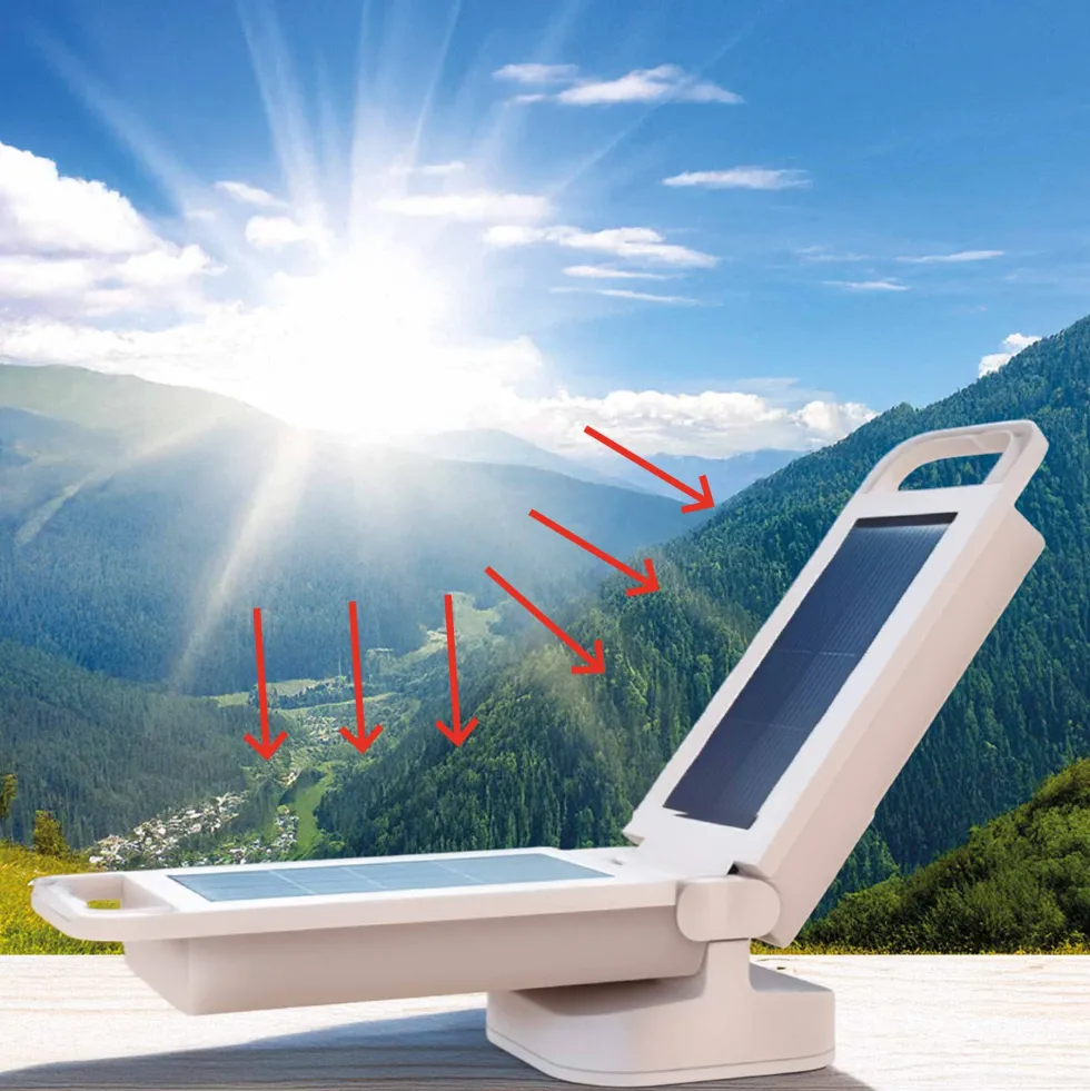 Lanterne solaire nomade