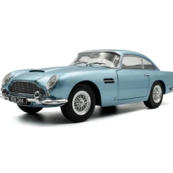 L’Aston martin DB5 bleue métallique de 1964