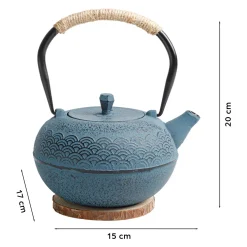 La théière en fonte traditionnelle