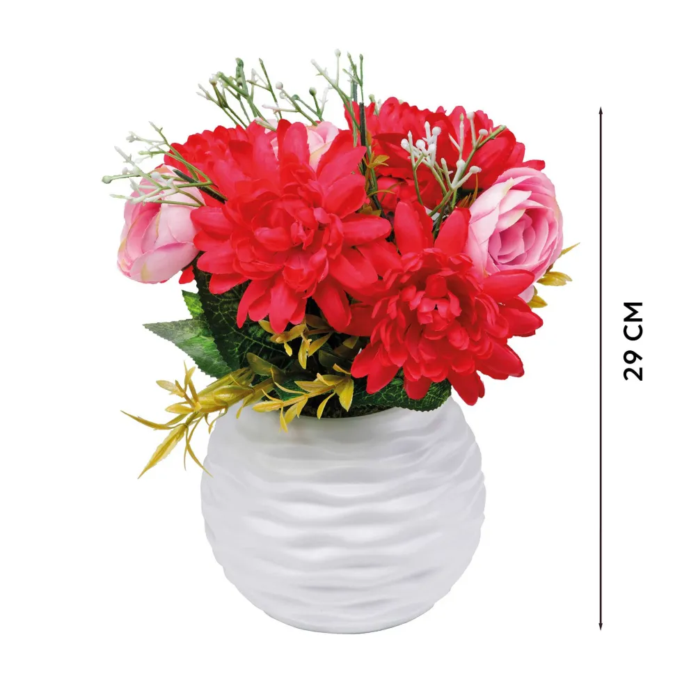 Le bouquet dahlias et renoncule éternels
