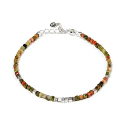 Le bracelet en unakite
