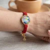 Le bracelet médaillon Millefiori