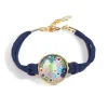Le bracelet médaillon Millefiori