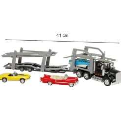 Le camion Kenworth et les 3 cabriolets