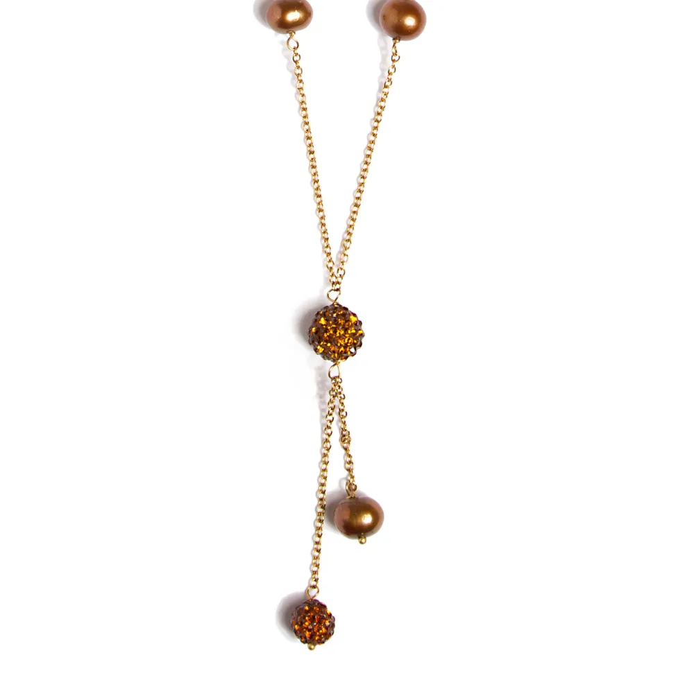 Le collier perles et shamballa