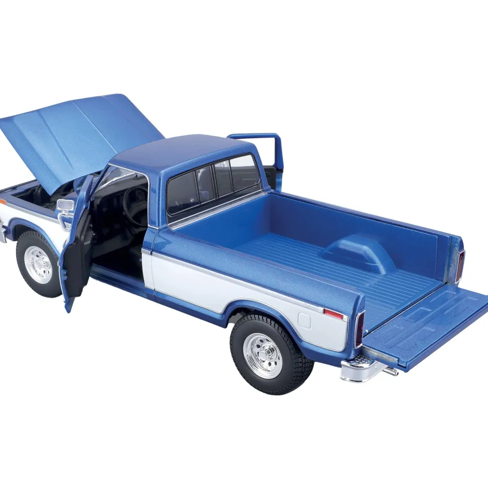 Le Ford F150 Pick-Up bleu de 1979