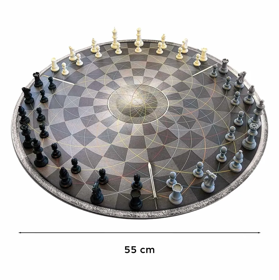 Le jeu d’échecs en trio