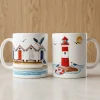 Le lot 2 mugs bord de mer