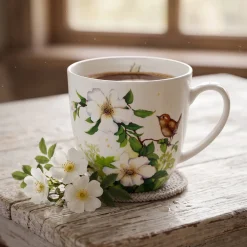 Le mug rose sauvage