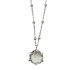 Le pendentif améthyste verte