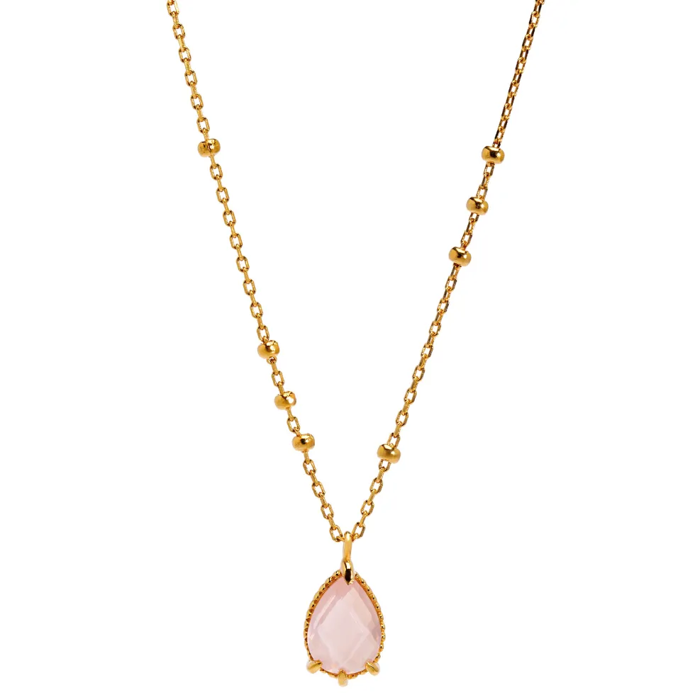 Le pendentif quartz rose