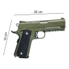 Le pistolet Colt 1911 Warrior à billes
