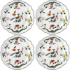 Les 4 assiettes Oiseaux de Paradis