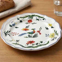 Les 4 assiettes Oiseaux de Paradis