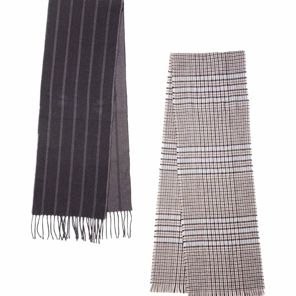 Les 2 écharpes assorties