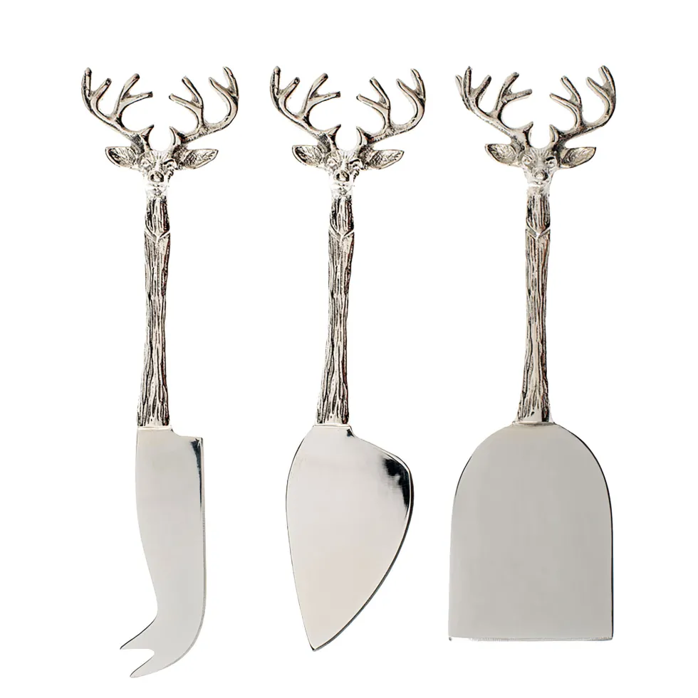 Les 3 couteaux à fromage Grand Cerf