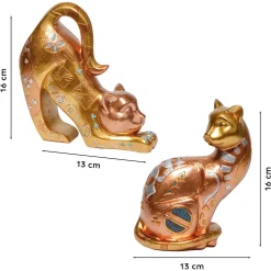 Les deux chats Art Nouveau