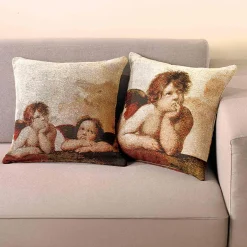 Les deux coussins angelots