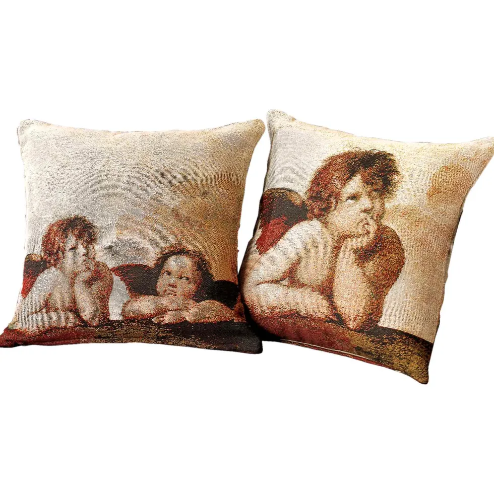 Les deux coussins angelots