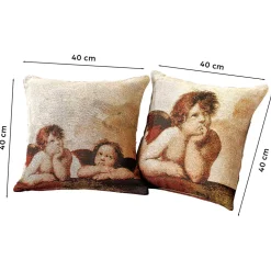 Les deux coussins angelots