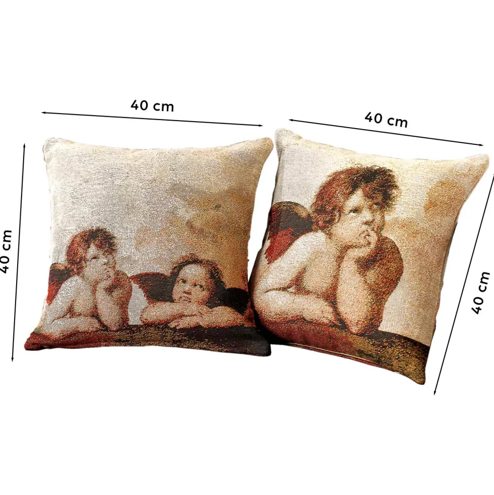 Les deux coussins angelots