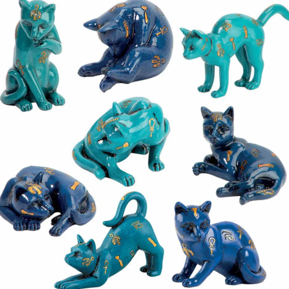 Les huit chats égyptiens